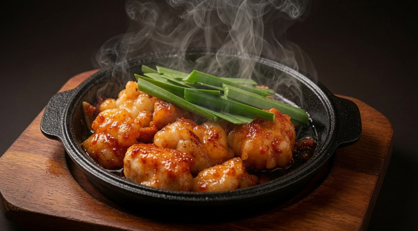 ホルモン鉄板焼き
